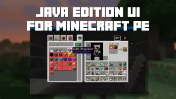 Java Edition UI for Minecraft